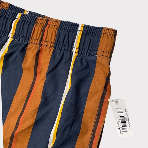 Goodthreads Men’s 7” Stripe Drawstring Swim Trunk XXL NWT - Picture 7 of 9